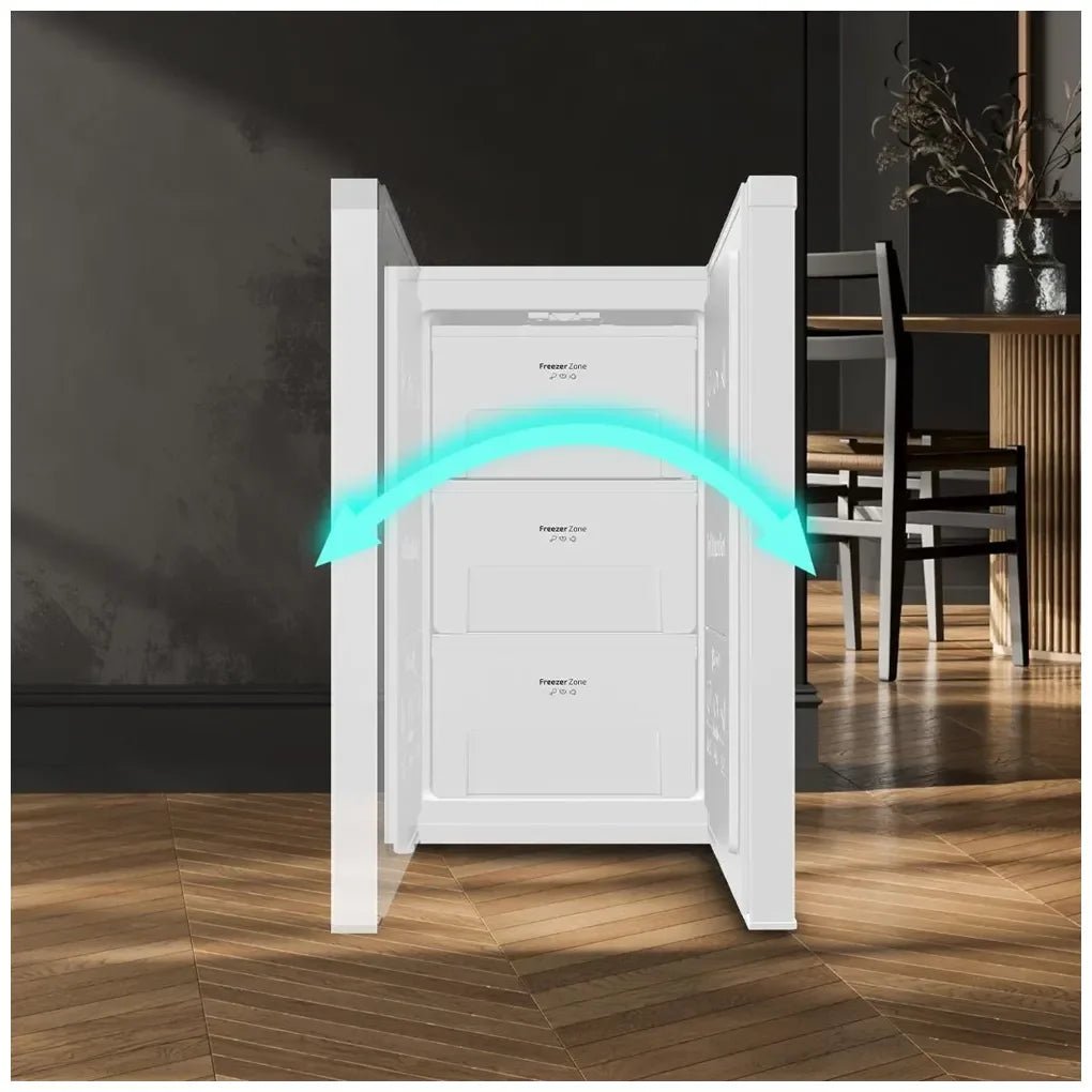 Congelador Vertical Sobremesa 87L Blanco, Compacto y Eficiente Energéticamente de Cecotec 8