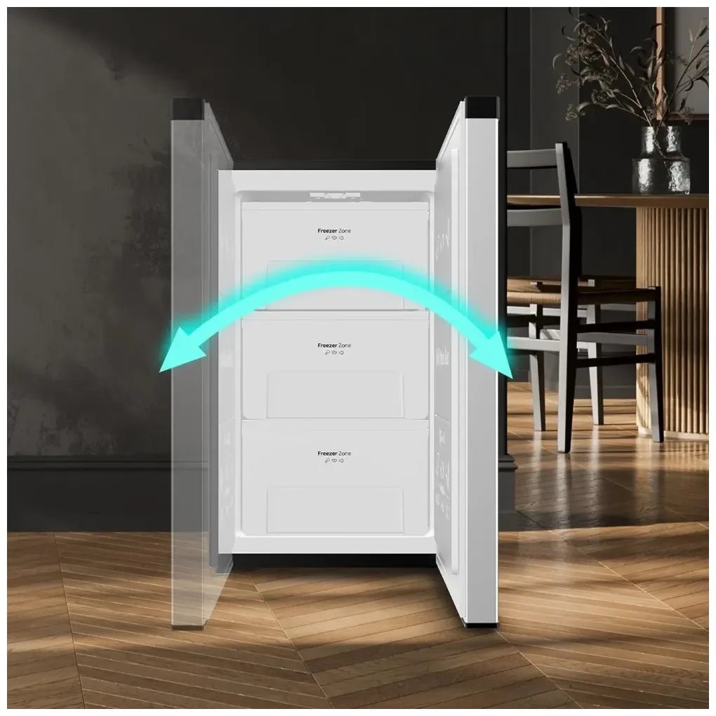 Congelador Vertical Sobremesa Inox 87L, Compacto y Eficiente Energéticamente de Cecotec 9