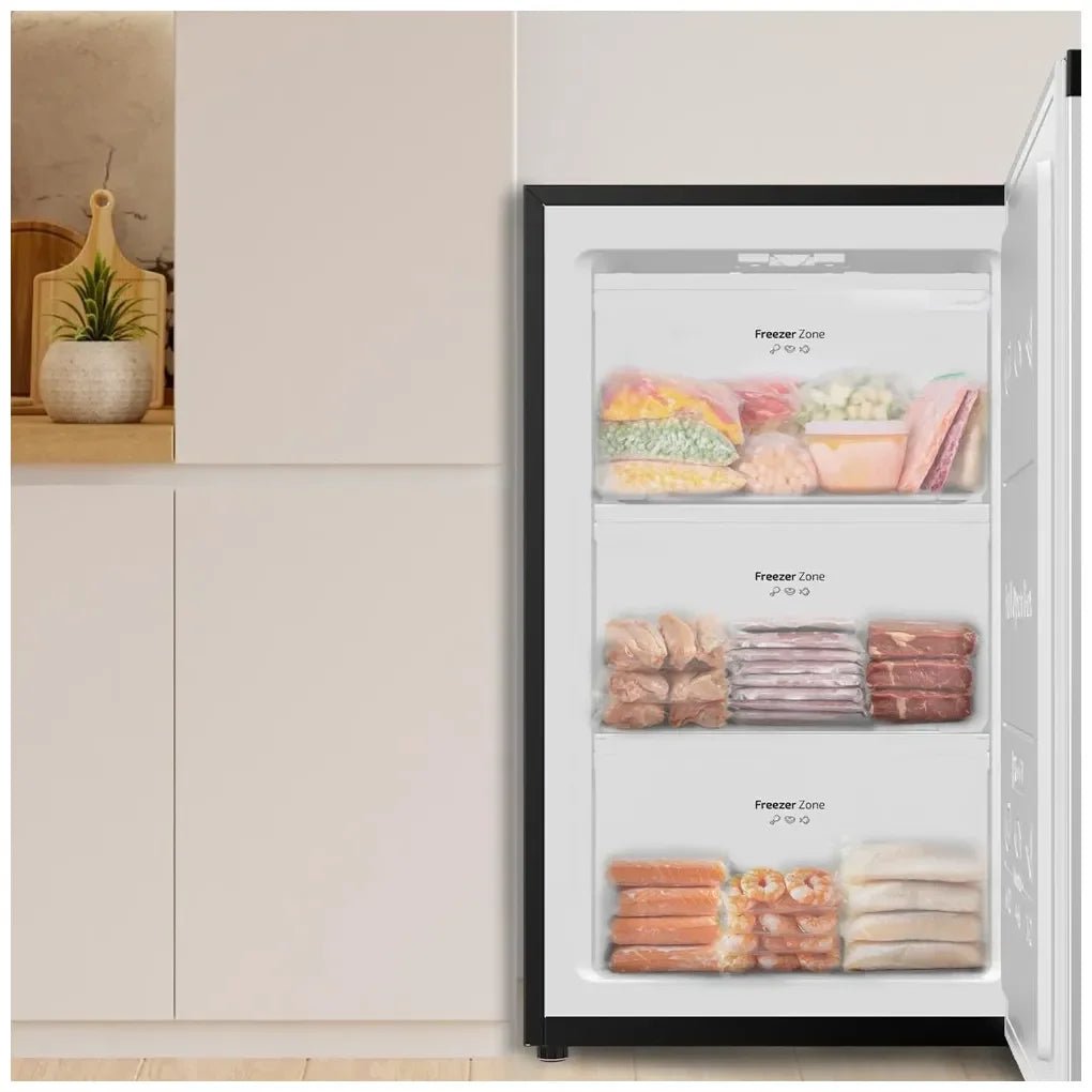 Congelador Vertical Sobremesa Inox 87L, Compacto y Eficiente Energéticamente de Cecotec 10