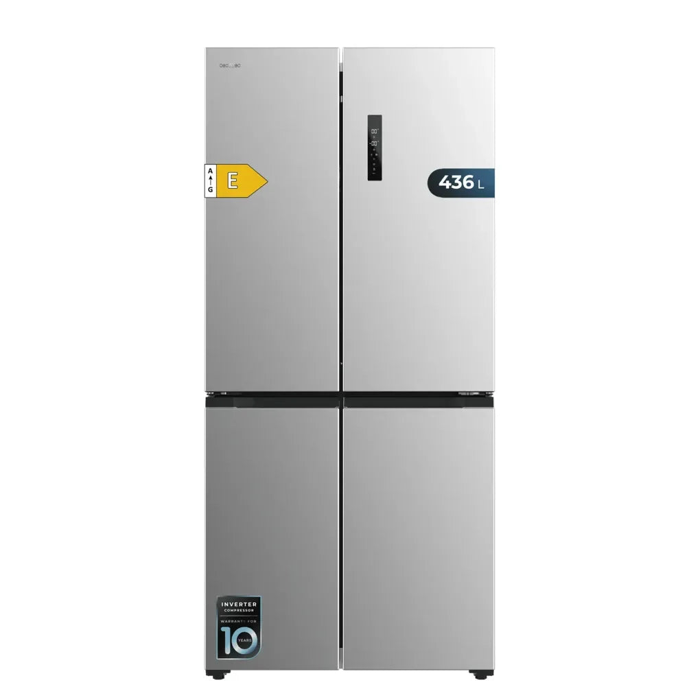 Frigorífico 4 Puertas Inoxidable con Tecnología Avanzada y Eficiencia Energética de Cecotec 6