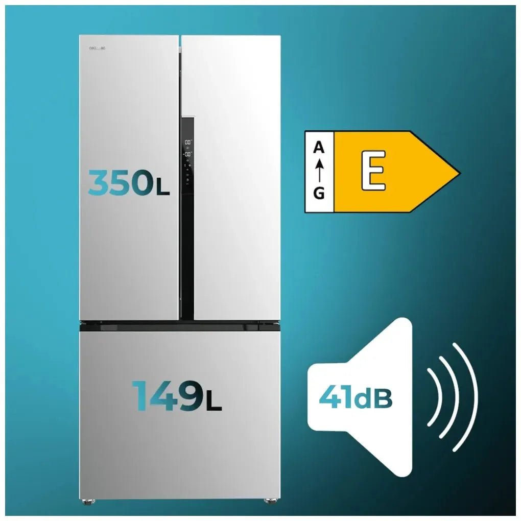 Frigorífico French Door Inox con Inverter Plus y Total No Frost, 436L, Clase E de Cecotec 4