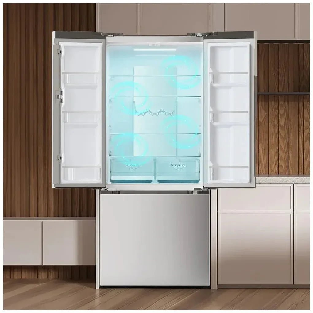 Frigorífico French Door Inox con Inverter Plus y Total No Frost, 436L, Clase E de Cecotec 10