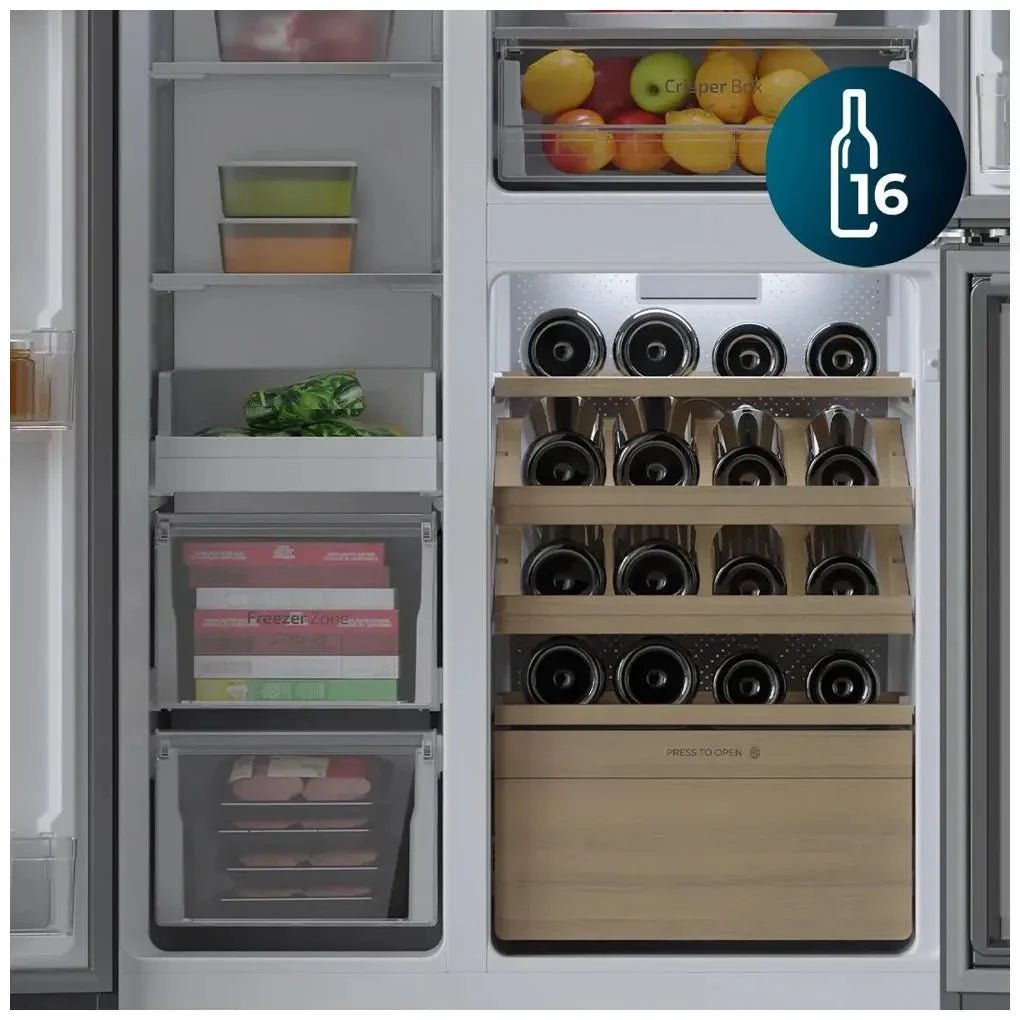 Frigorífico 3 Puertas con Vinoteca, No Frost y Compresor Inverter Plus de Cecotec 8