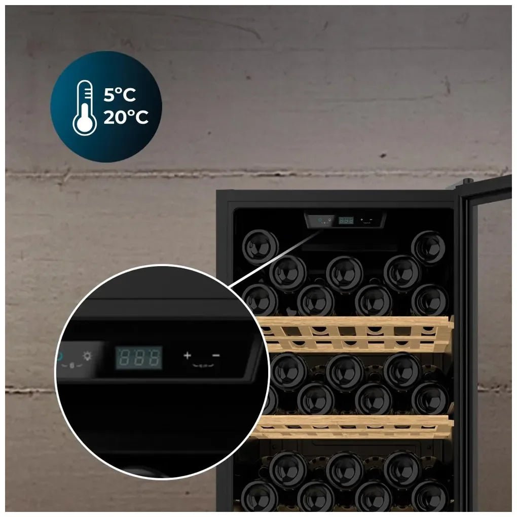 Vinoteca Bolero GrandSommelier 98000: Elegancia y Silencio para 98 Botellas de Cecotec 6