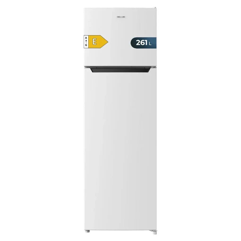 Frigorífico de Dos Puertas Blanco, 261L, Clase E, Fast Freezing y Puerta Reversible de Cecotec 6