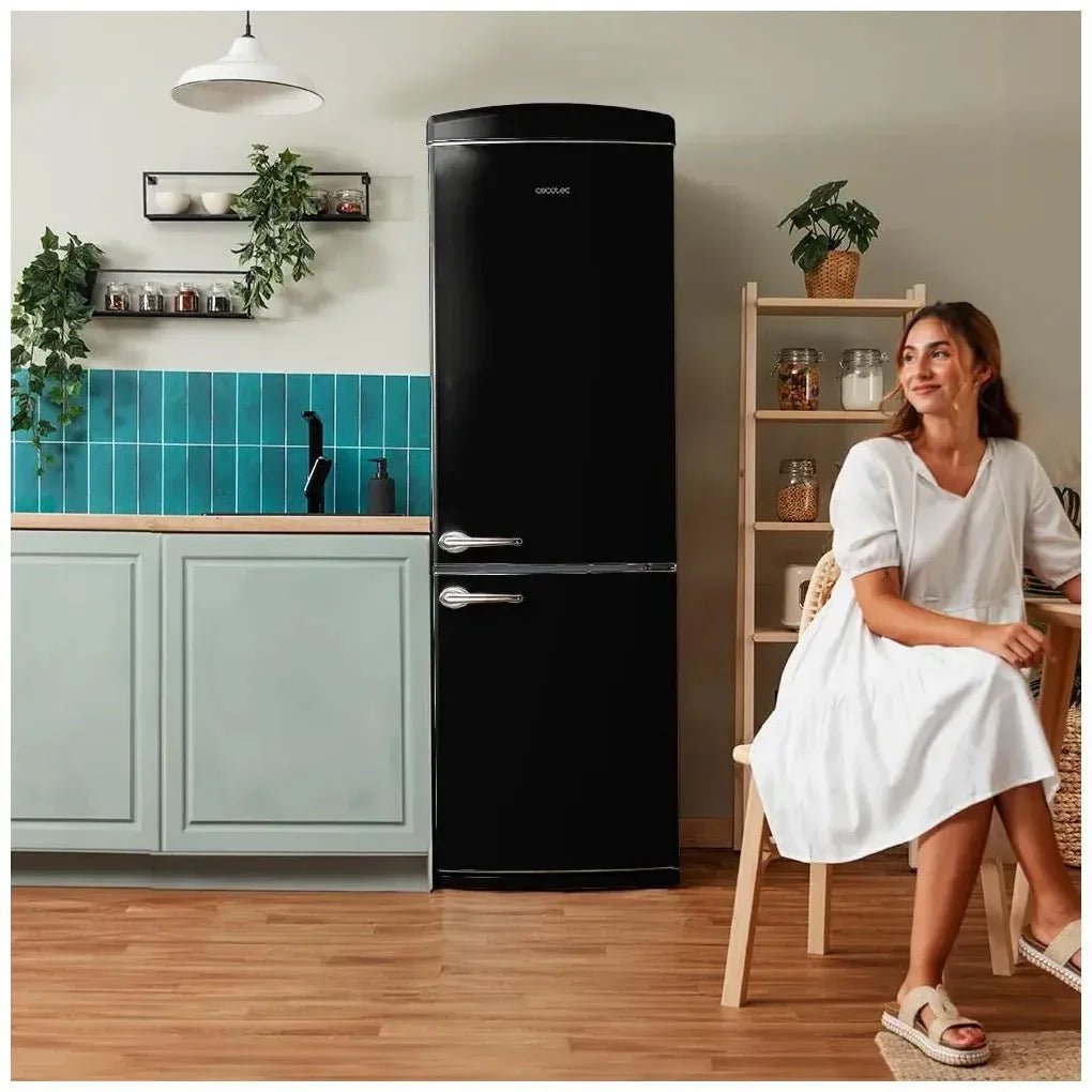 Frigorífico Retro Negro 294L No Frost, Multi Cooling y Modo Eco de Cecotec 7