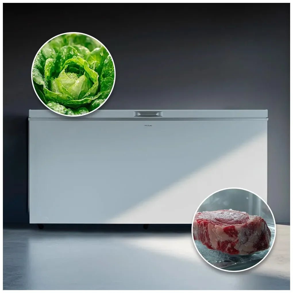 Congelador Horizontal 500L Blanco con Inverter Plus y Fast Freezing de Cecotec 7