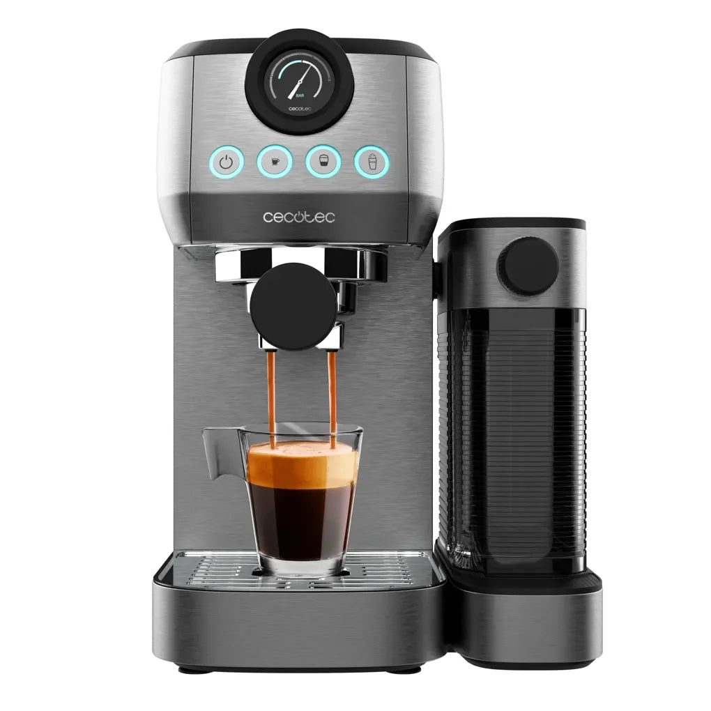Cafetera Semiautomática 20 Bares con Thermoblock y Tanque de Leche de Cecotec 2