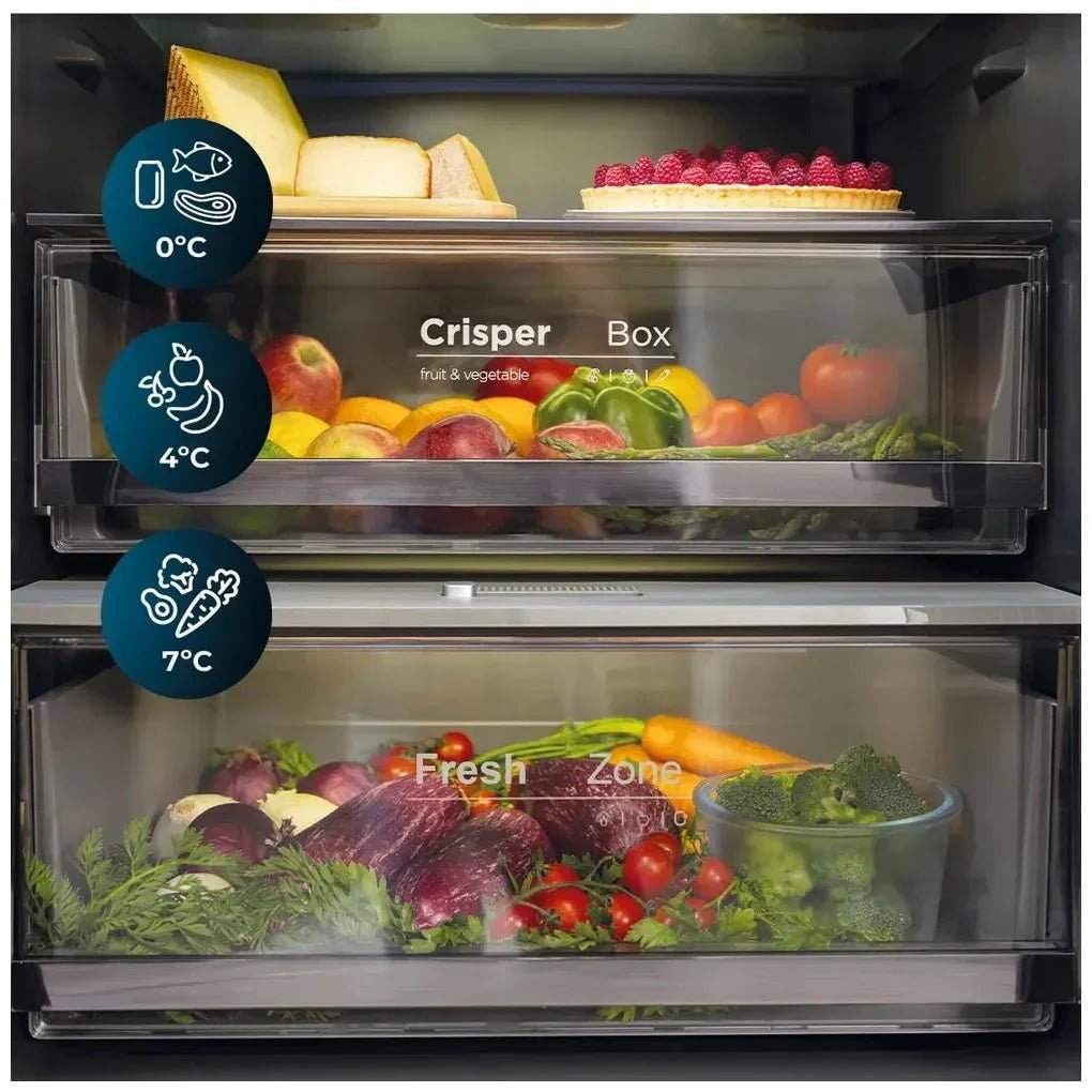 Frigorífico 400L Black Glass E: Elegancia y Eficiencia en tu Cocina Moderna de Cecotec 10