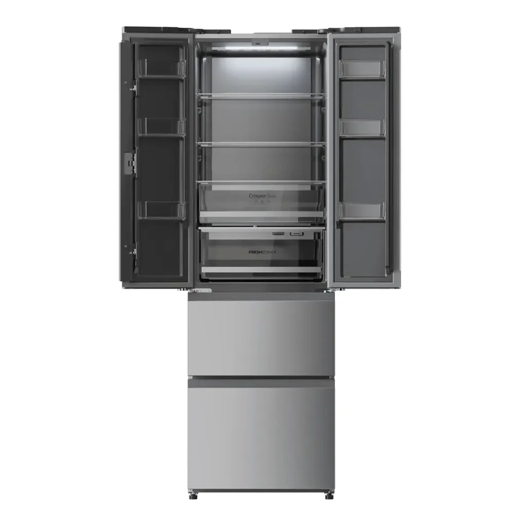 Frigorífico Inox 400L NoFrost con Diseño 4 Puertas y Compresor Inverter Eficiente de Cecotec 5