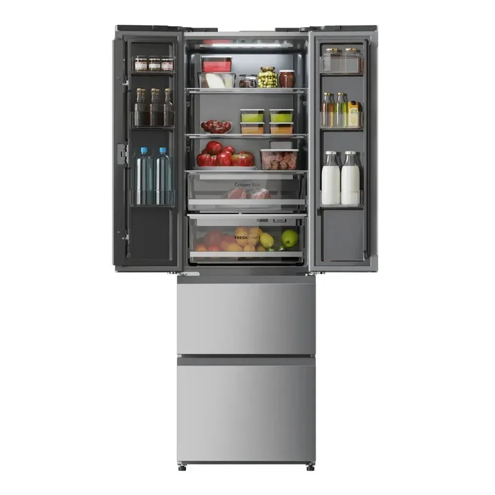 Frigorífico Inox 400L NoFrost con Diseño 4 Puertas y Compresor Inverter Eficiente de Cecotec 7