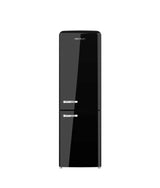 Retro Black Combi Refrigerator 231L with Efficient No Frost and Multi Air Flow by Cecotec