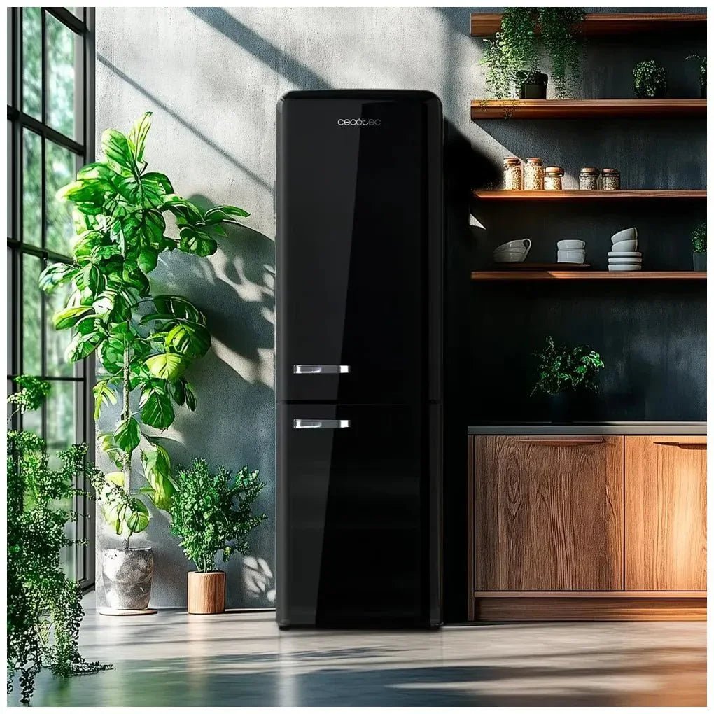 Frigorífico Combi Retro Negro 231L con No Frost y Multi Air Flow Eficiente de Cecotec 7
