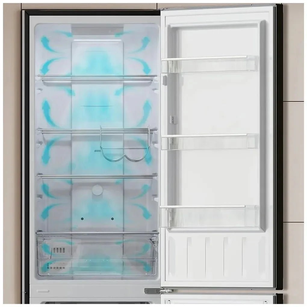 Frigorífico Combi Inox oscuro 250L eficiencia total no Frost y Multi Air Flow de Cecotec 9