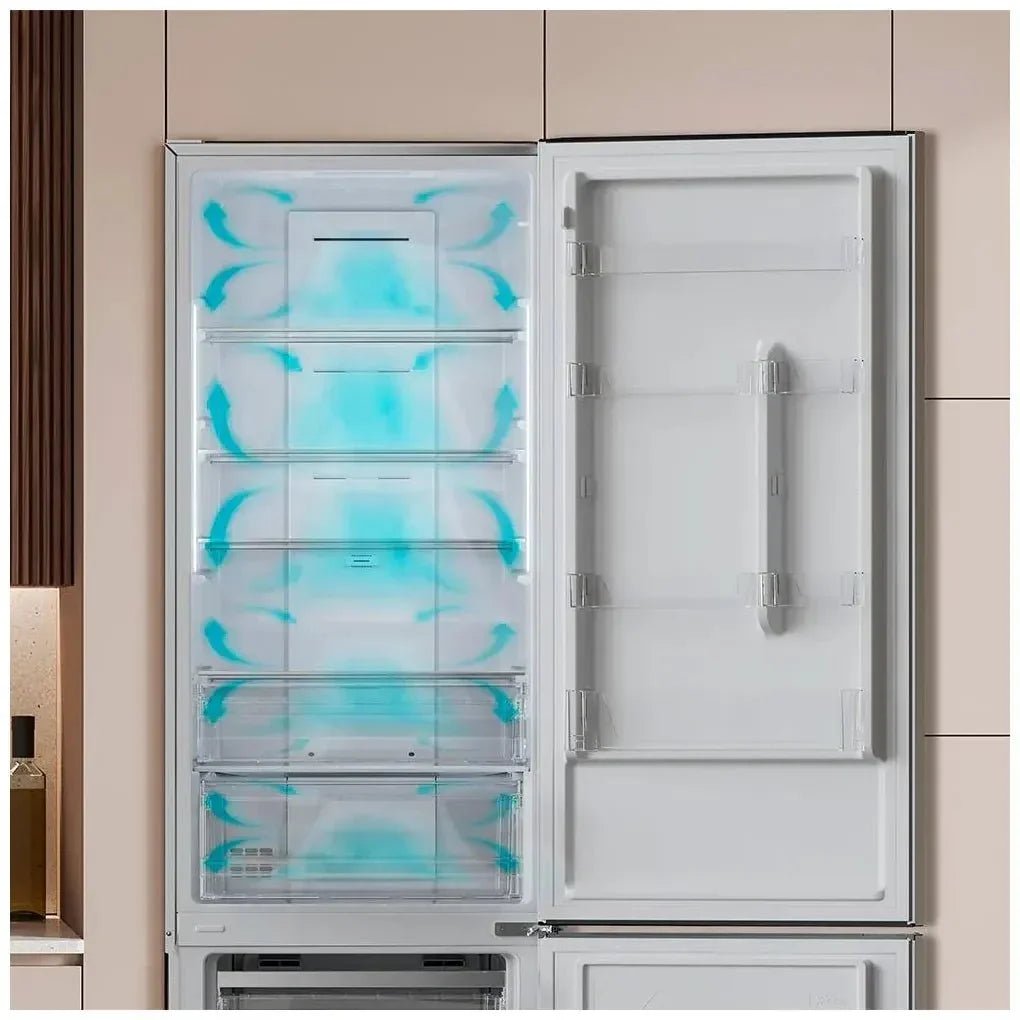 Frigorífico Combi Inox 356L No Frost, Eficiencia Energética E, 200cm Alto de Cecotec 9