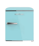 Retro Mini Fridge Blue 45L with Icebox and Energy Efficiency Class E from Cecotec