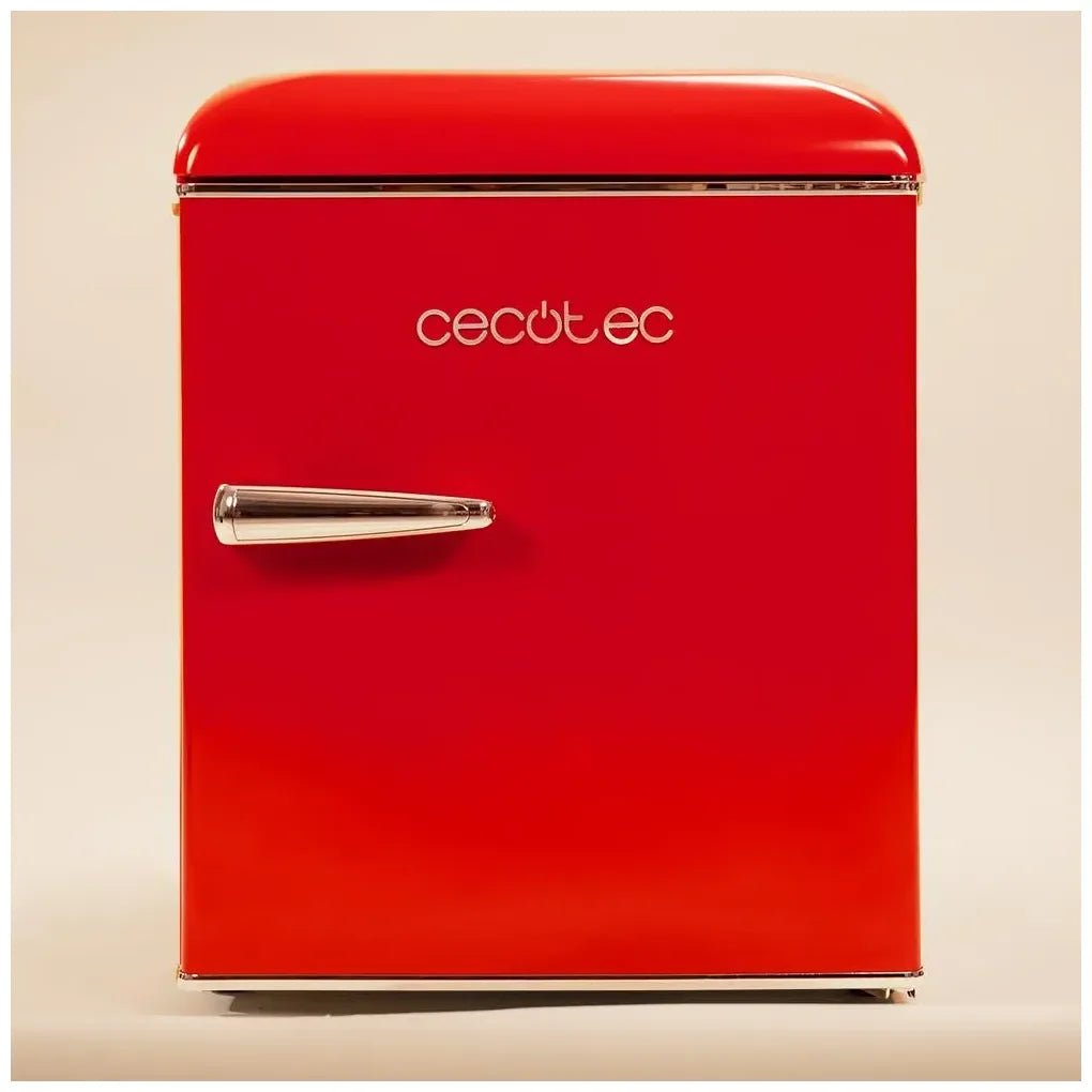 Mini Frigorífico Retro 45L Rojo con Icebox y Eficiencia Energética Clase E de Cecotec 8