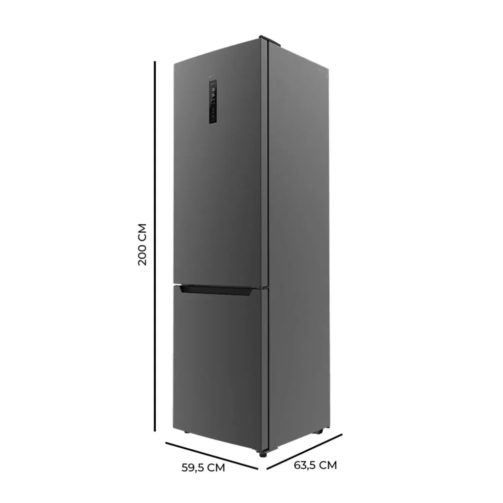 Frigorífico Combi 356L Dark D: Eficiencia, No Frost y Motor Inverter Plus de Cecotec 2