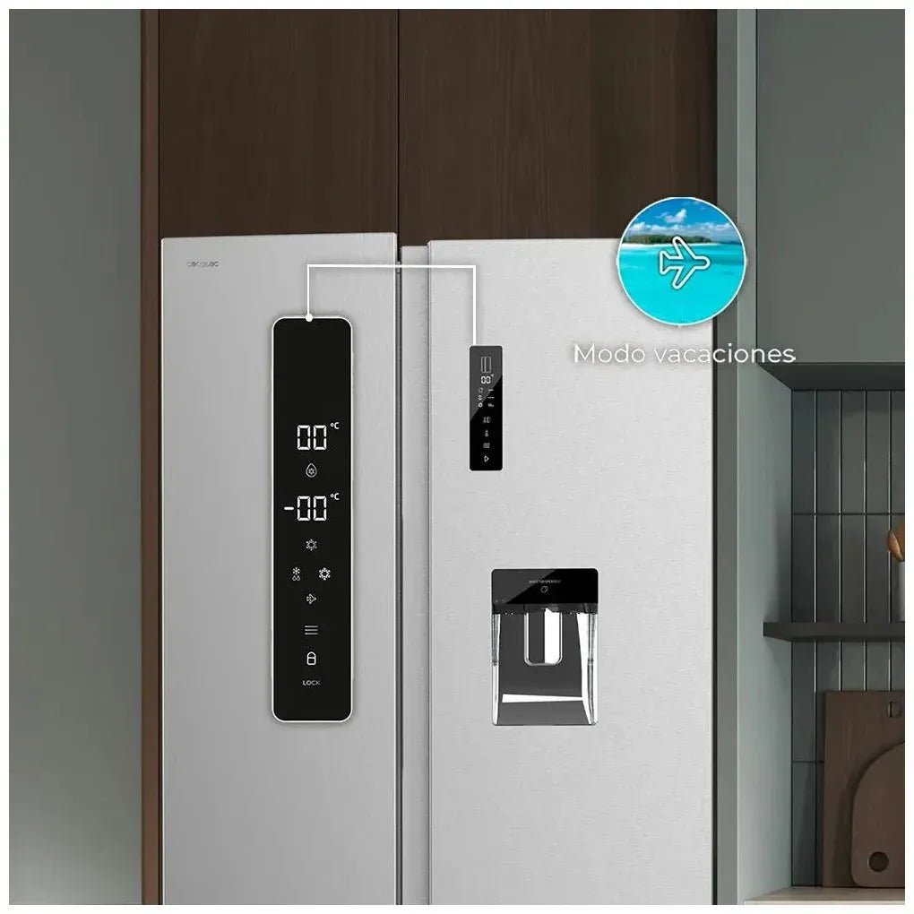 Refrigerador Americano de Acero Inoxidable 559L: Eficiencia Energética, Tecnología No Frost y Ahorro de Cecotec 9