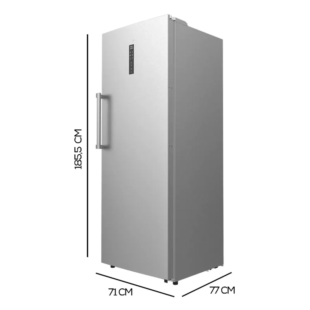 Congelador Vertical Inox 380L con Motor Inverter y Función Dual No Frost de Cecotec 3
