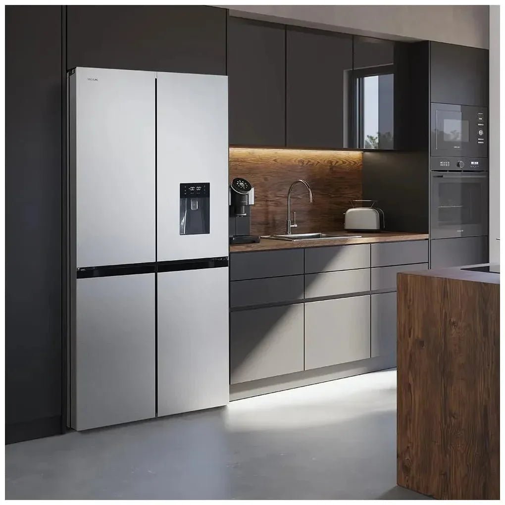 Refrigerador de 4 Puertas en Acero Inoxidable: Amplio Espacio, Eficiencia Superior y Tecnología Innovadora de Cecotec 5