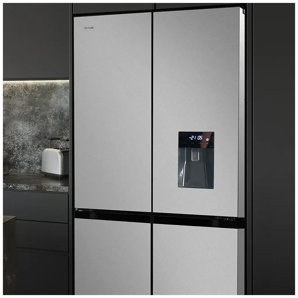 Refrigerador de 4 Puertas en Acero Inoxidable: Amplio Espacio, Eficiencia Superior y Tecnología Innovadora de Cecotec 10