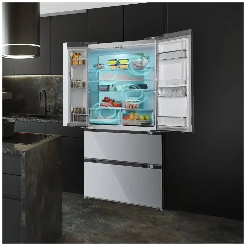 Frigorífico 4 Puertas Inox con Gran Capacidad y Tecnología Avanzada de Cecotec 6
