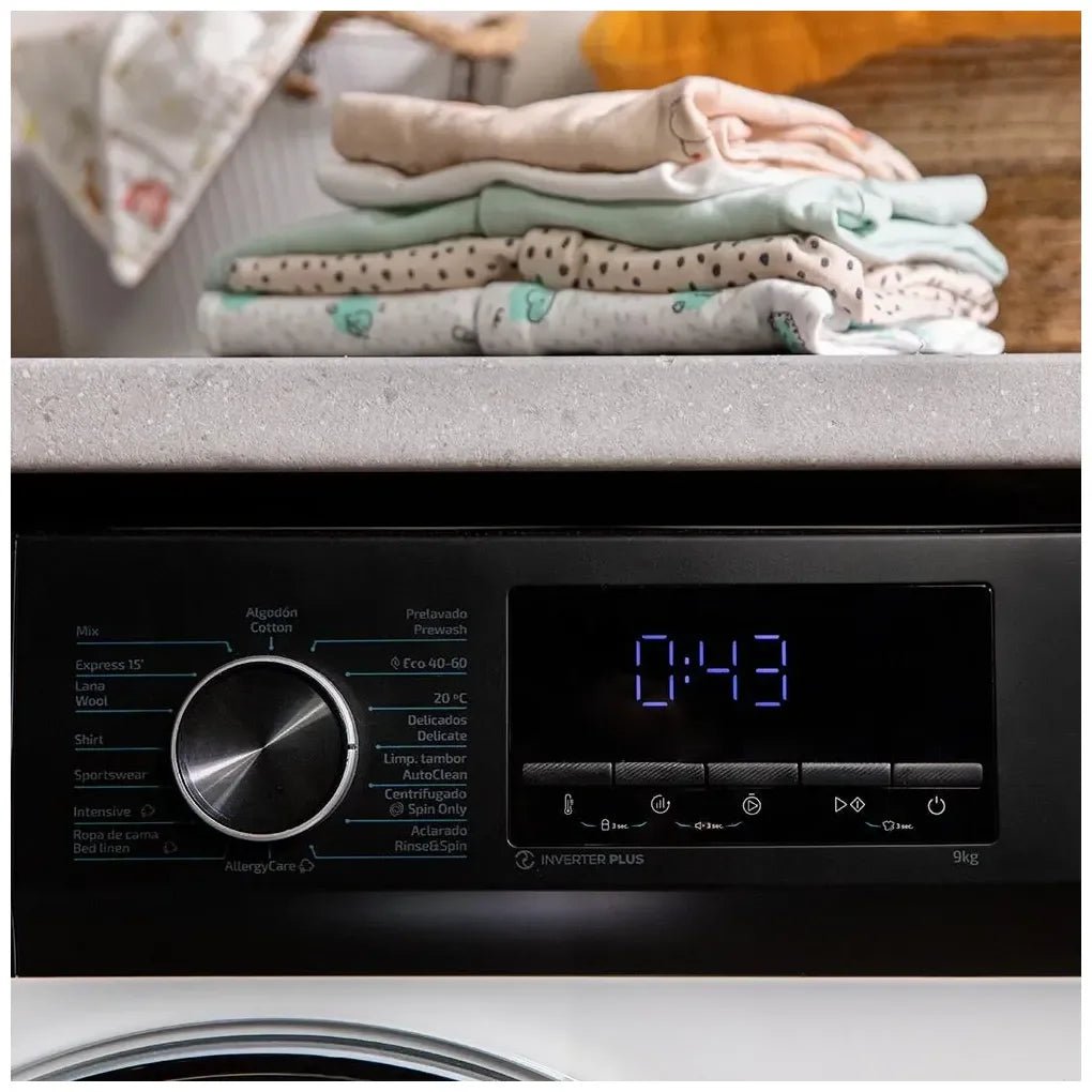 Lavadora 9 Kg Inverter Plus con Vapor y 16 Programas para Ahorro Energético de Cecotec 8