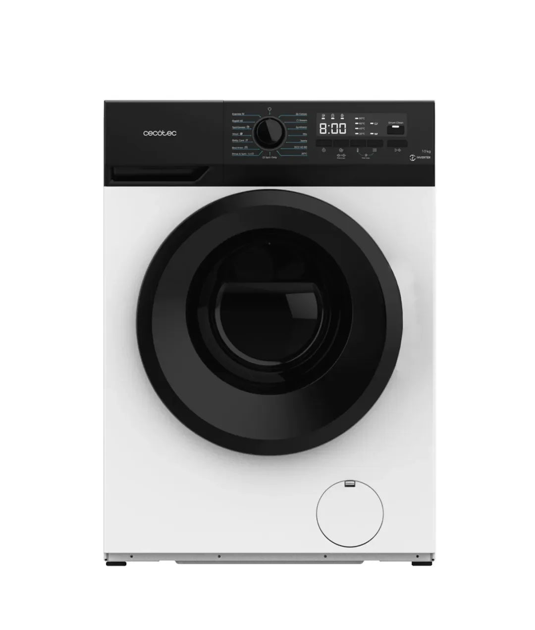 Lavadora Inverter 10kg, 1400rpm, 15 Programas, Eficiencia Energética Clase A de Cecotec