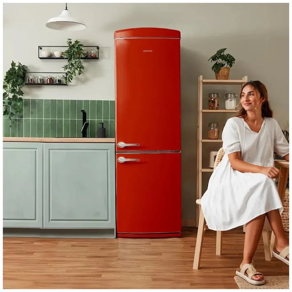 Frigorífico Retro 294L No Frost con Multi Airflow y Modo Eco, Clase E de Cecotec 3