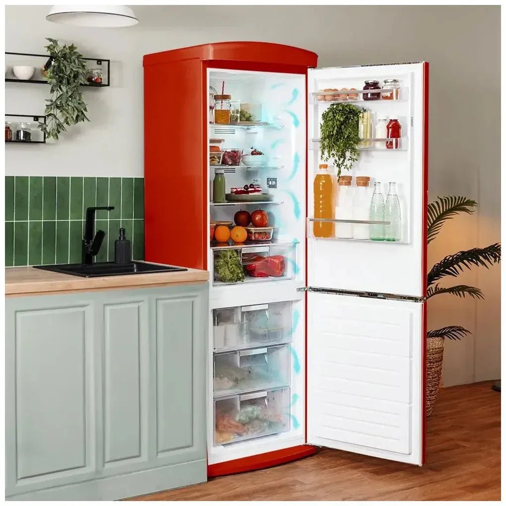 Frigorífico Retro 294L No Frost con Multi Airflow y Modo Eco, Clase E de Cecotec 4