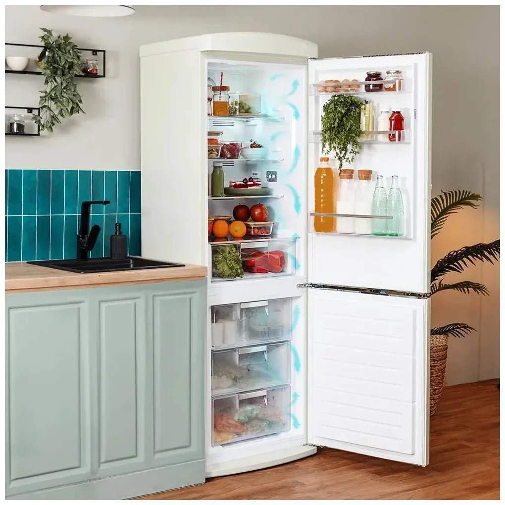 Frigorífico Retro Beige 294L: Eficiencia Energética y Tecnología Avanzada de Cecotec 4