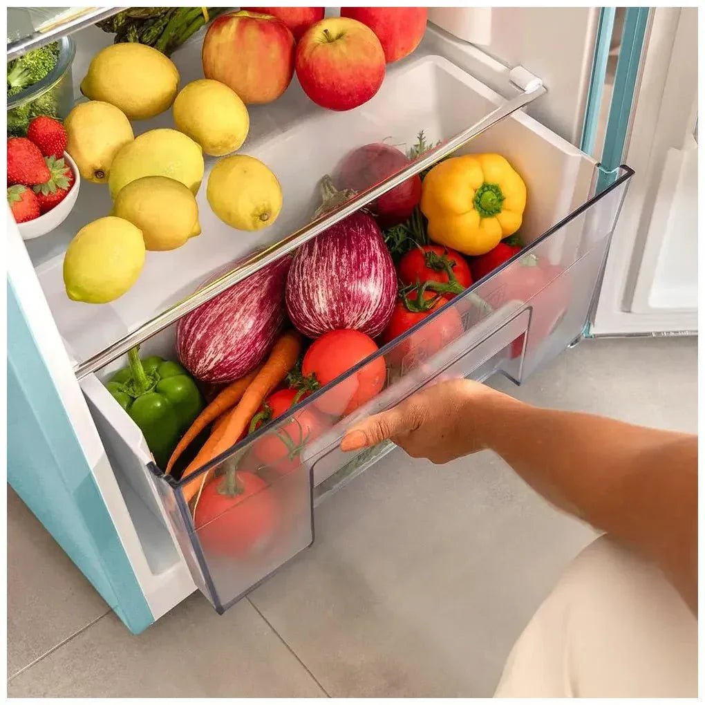 Frigorífico Retro 215L Azul con Ahorro Energético y Control de Temperatura de Cecotec 5