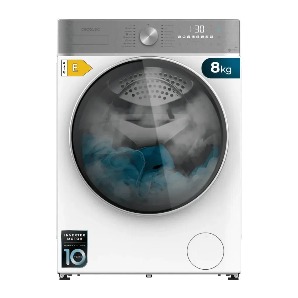 Lavadora Secadora Inverter 8kg/5kg, 16 Programas, Ahorro Energético y Vapor de Cecotec 2