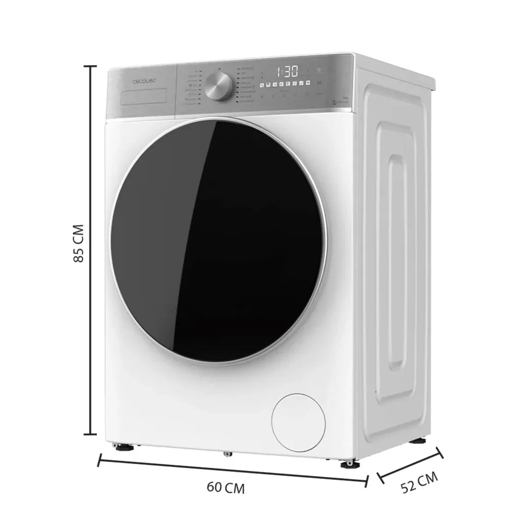 Lavadora Secadora Inverter 8kg/5kg, 16 Programas, Ahorro Energético y Vapor de Cecotec 3