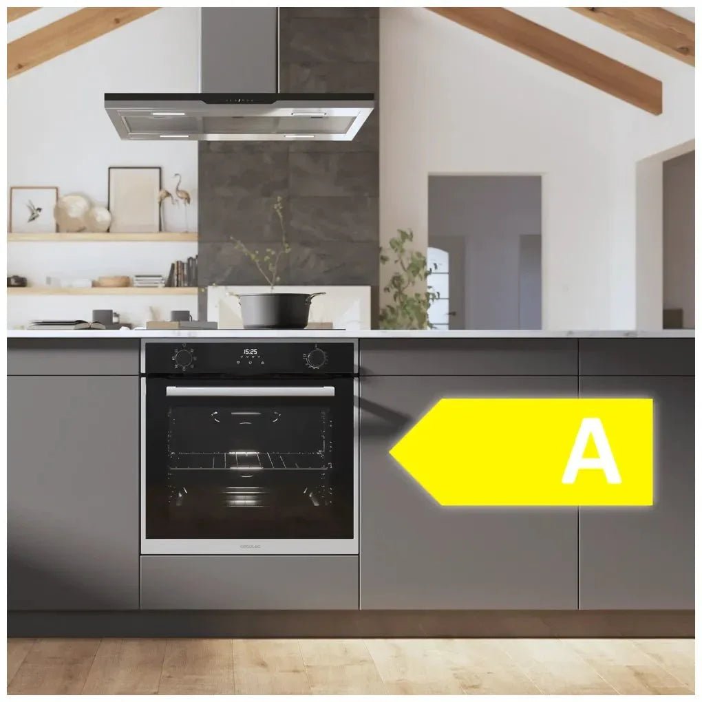 Horno Multifuncional Integrado de 72L con Asistencia de Vapor y 7 Prácticas Funciones de Cecotec 8