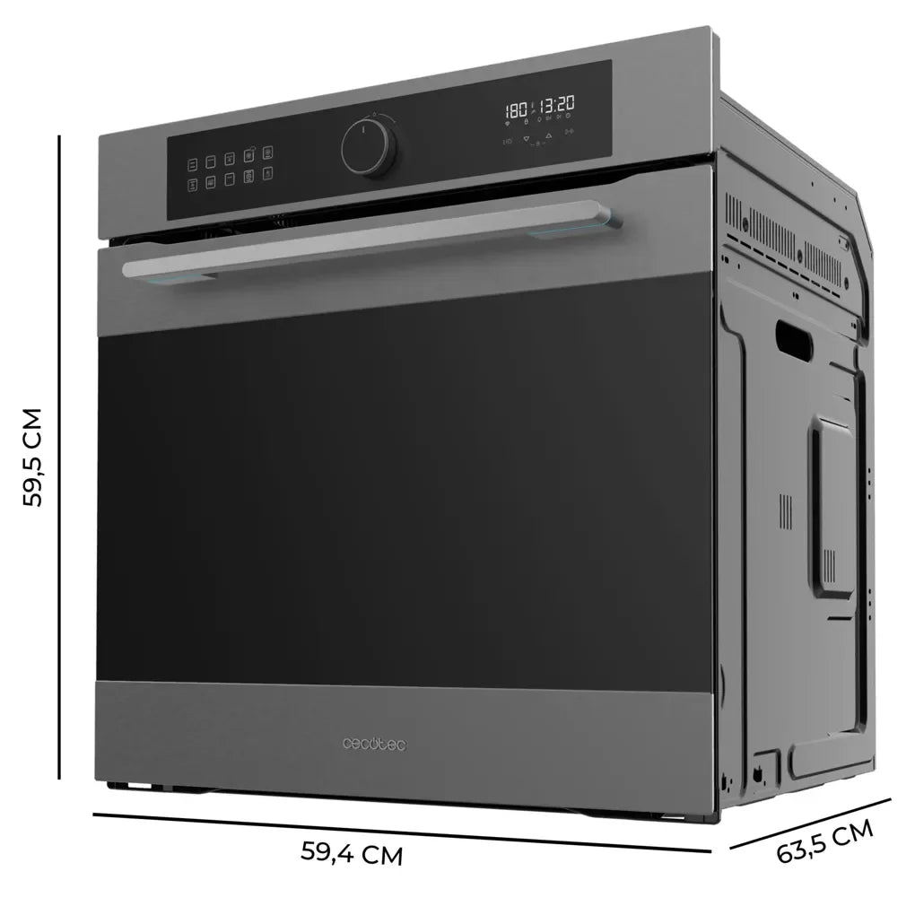 Horno Integrado de 81L con Tecnología Airfryer, Vapor y 11 Opciones para una Cocina Saludable de Cecotec 3