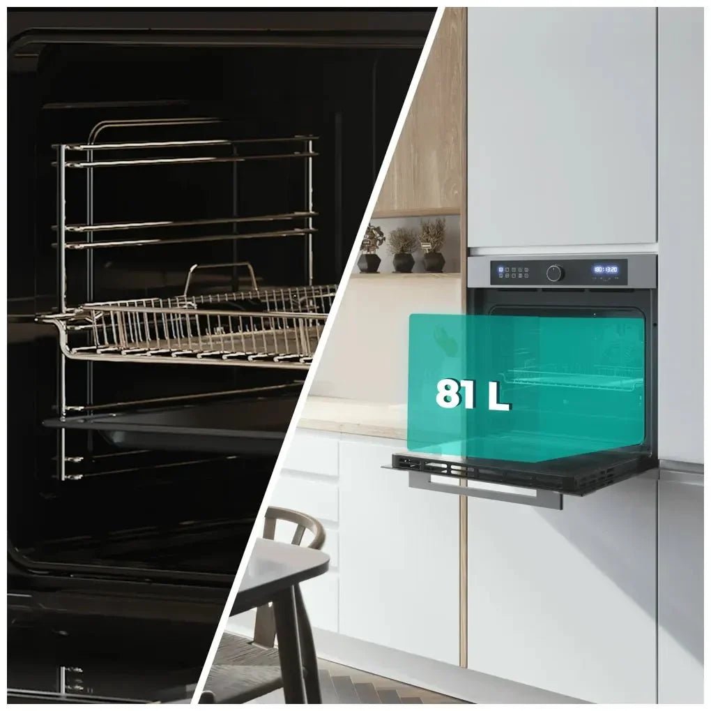 Horno Integrado de 81L con Tecnología Airfryer, Vapor y 11 Opciones para una Cocina Saludable de Cecotec 9