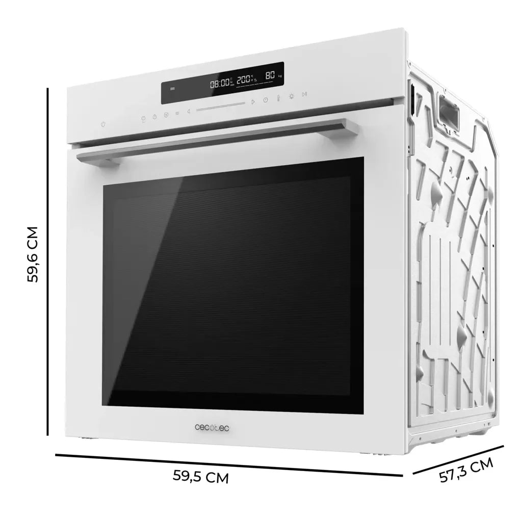 Horno Integrable Multifunción 72L con Grill 500ºC y 12 Funciones Avanzadas de Cecotec 5