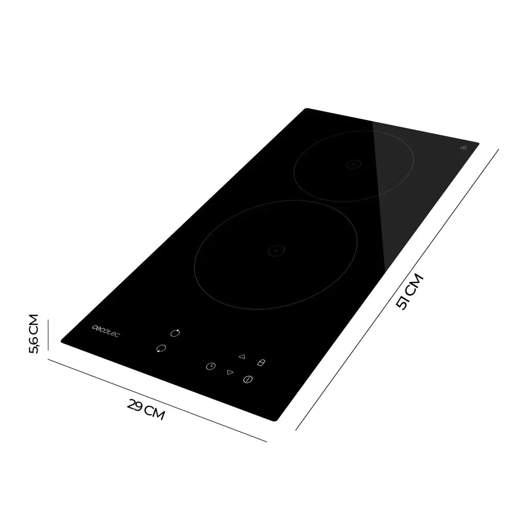 Placa Vitrocerámica con Control Táctil y Seguridad Avanzada para Cocinas Modernas de Cecotec 3