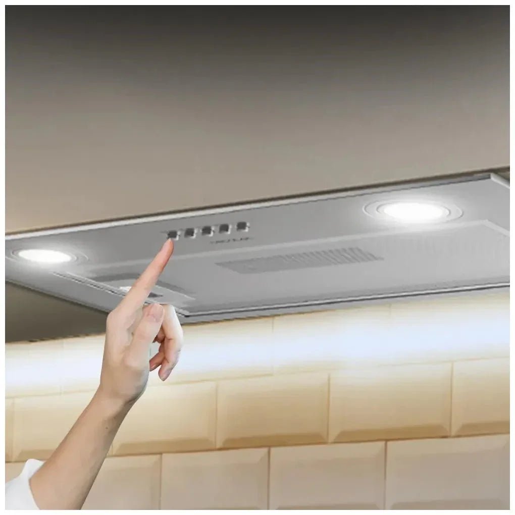 Campana Extractora Inoxidable 52cm, Alta Succión 350m3/h, Eficiencia Energética A de Cecotec 10