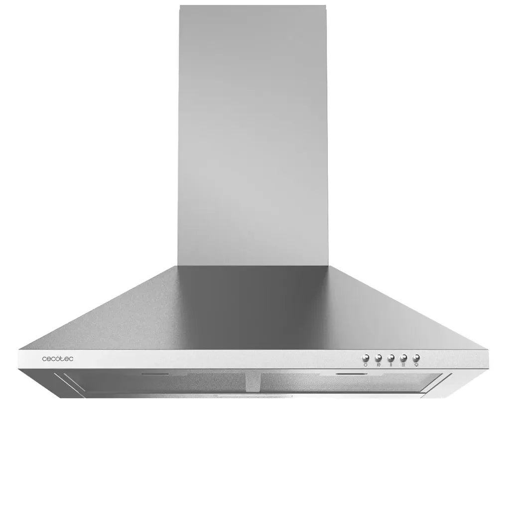 Campana Extractora Inoxidable 60cm, 350m3/h, Clase B, Filtros de Carbono y LED de Cecotec 4