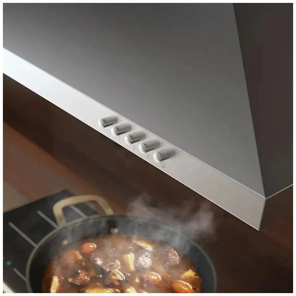 Campana Extractora Inoxidable 60cm, 350m3/h, Clase B, Filtros de Carbono y LED de Cecotec 8