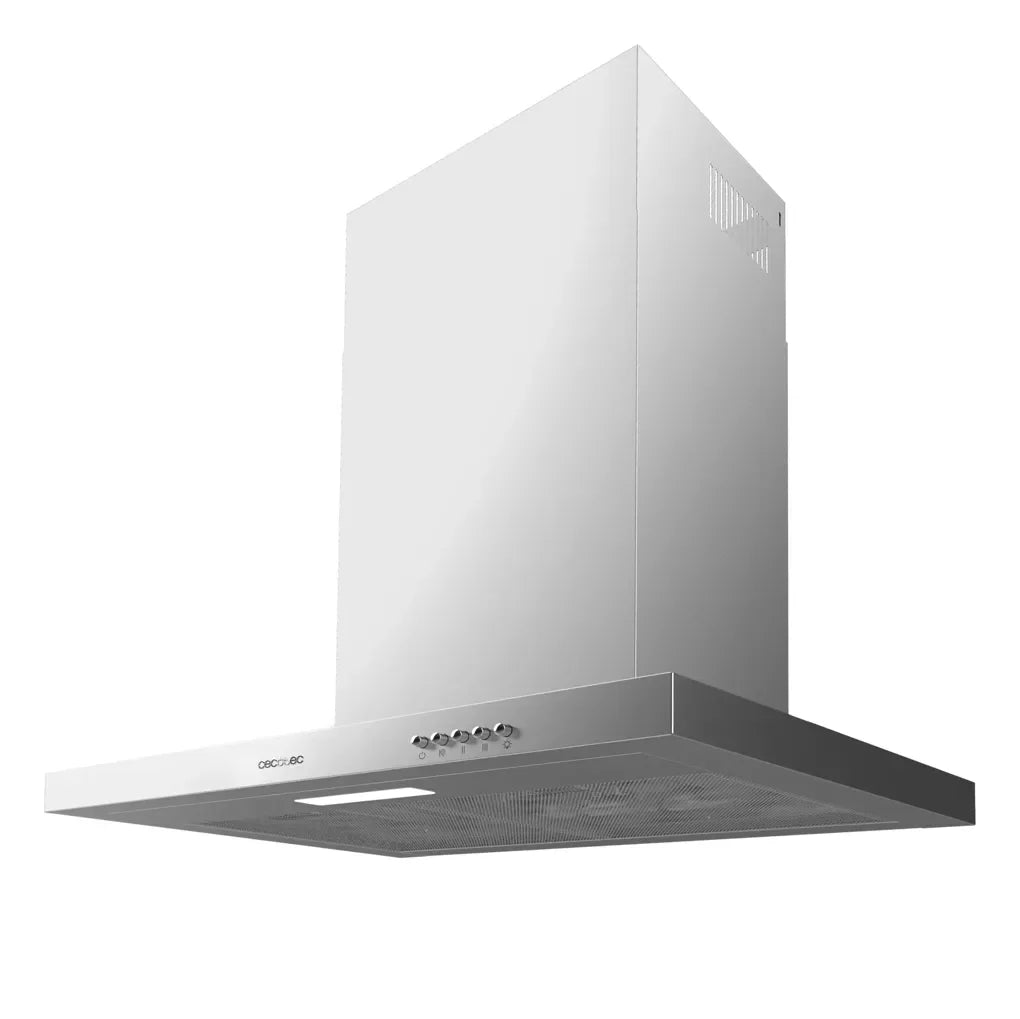 Campana Extractora Inoxidable 60cm, 350m3/h, Clase A, Filtros de Carbono y LED de Cecotec 4