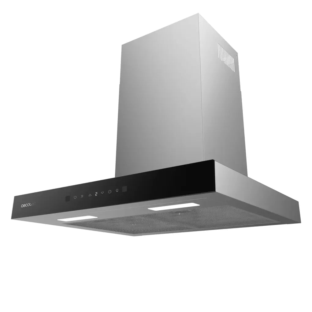Campana Extractora 60cm Negra, Succión 550m3/h, A++, Control Táctil y Gestual de Cecotec 4