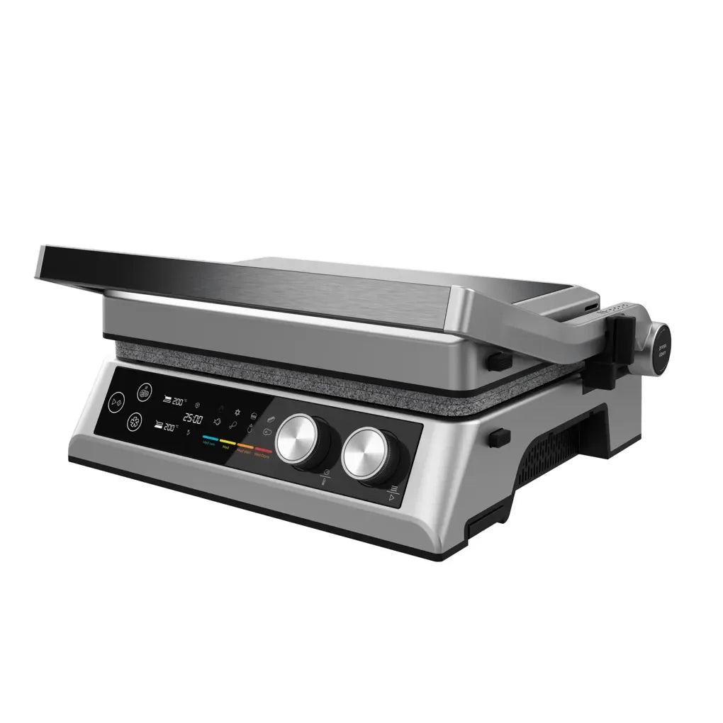 Parrilla Eléctrica 2400W Smokeless: Cocción Saludable y Limpieza Fácil de Cecotec 3