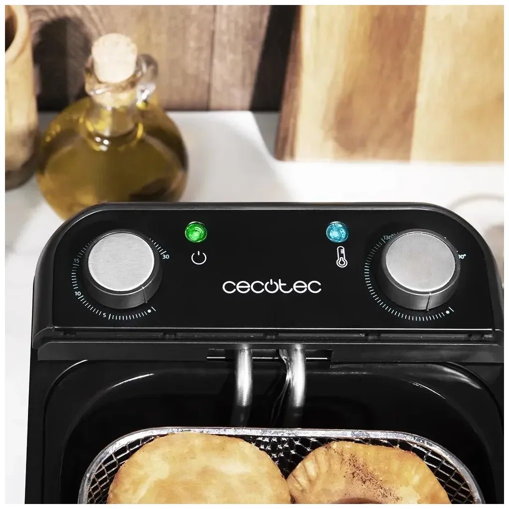 Freidora Eléctrica 3L CleanFry Infinity 3000: Potencia, Limpieza y Diseño Elegante de Cecotec 7