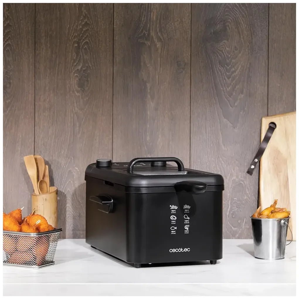Freidora Eléctrica 3L CleanFry Infinity 3000: Potencia, Limpieza y Diseño Elegante de Cecotec 8