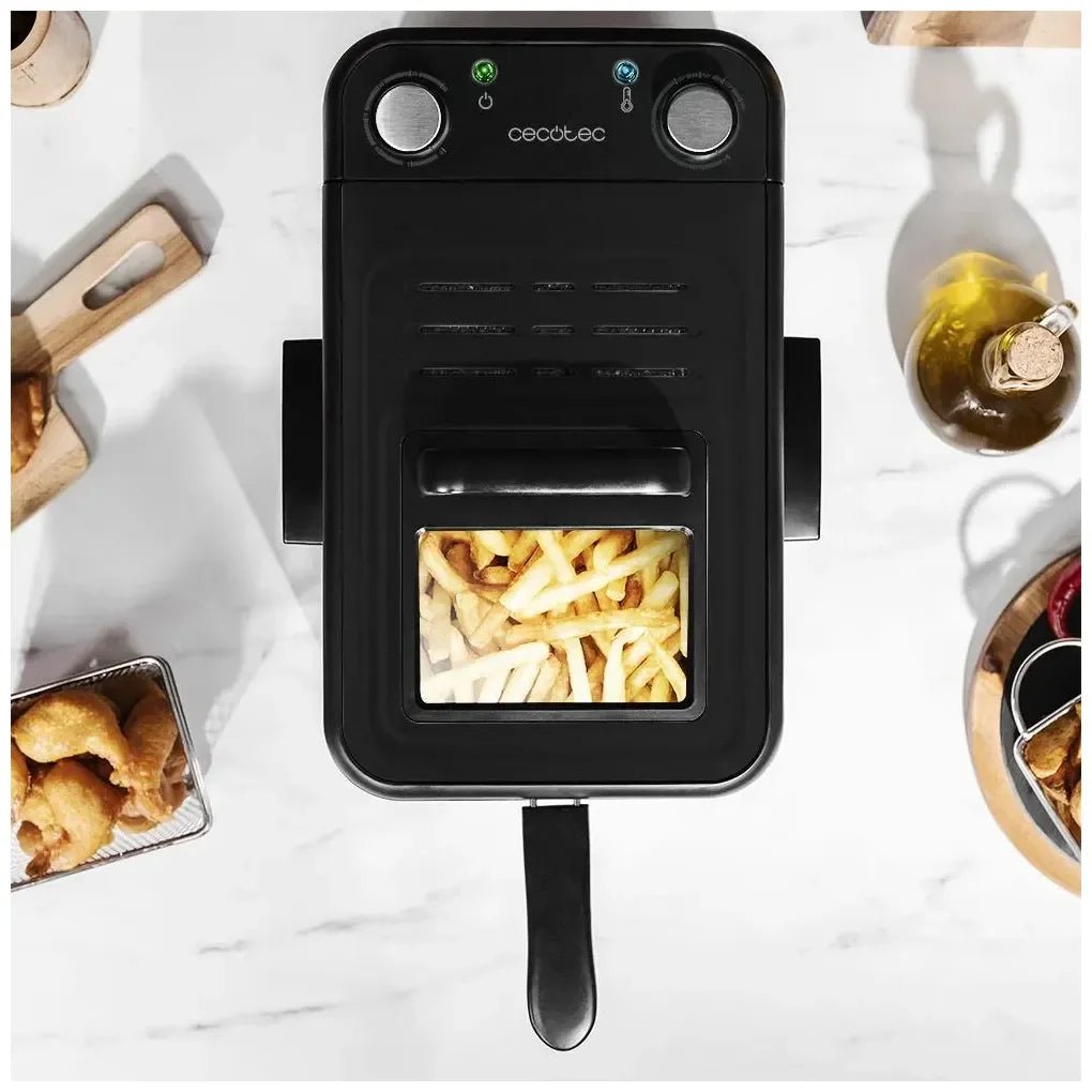 Freidora Eléctrica 3L CleanFry Infinity 3000: Potencia, Limpieza y Diseño Elegante de Cecotec 9