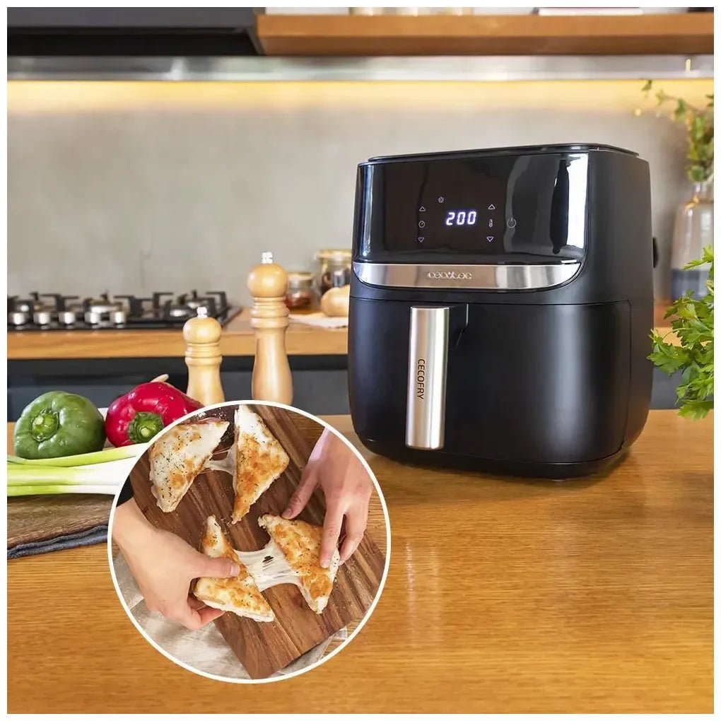 Freidora de Aire Caliente 5,5L con Báscula y Control Táctil para Cocina Saludable de Cecotec 8